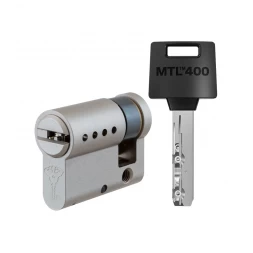 Цилиндр MUL-T-LOCK MTL400/ClassicPro 40,5 (31x9,5) ключ-половинка NST никель сатин
