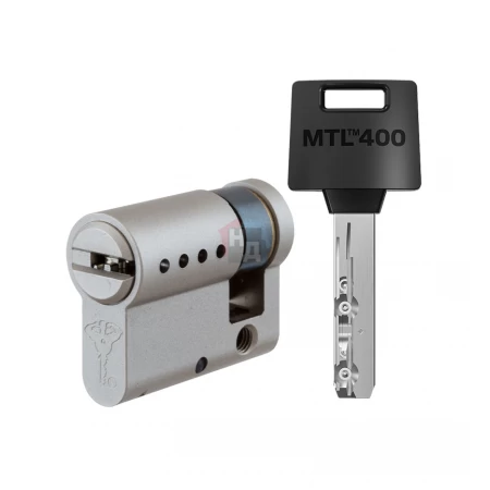 Цилиндр MUL-T-LOCK MTL400/ClassicPro 40,5 (31x9,5) ключ-половинка NST никель сатин