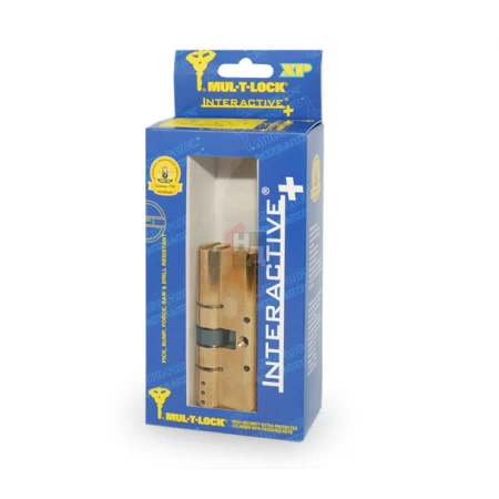 Цилиндр MUL-T-LOCK MTL600/Interactive+ 80 (40x40) ключ-ключ EB латунь