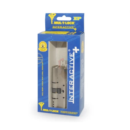 Цилиндр MUL-T-LOCK MTL600/Interactive+ 115 (45x70) ключ-ключ NST никель сатин