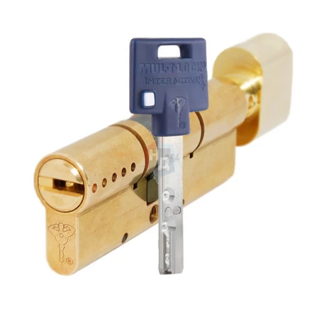Цилиндр MUL-T-LOCK MTL600/Interactive+ 66 (31x35T) ключ-тумблер EB латунь