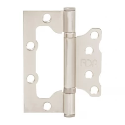 Петля дверная накладная RDA 100*75*2,5 серебро