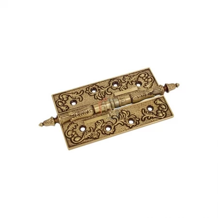 Петля дверная врезная RDA Antique Collection 125*75 латунь матовая (левая)