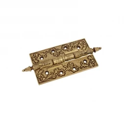 Петля дверная врезная RDA Antique Collection 125*75 латунь матовая (правая)