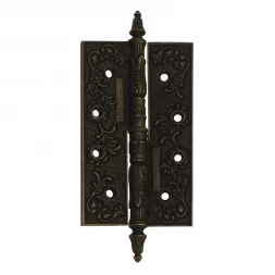 Петля дверная врезная RDA Antique Collection 125*75 бронза античная (левая)