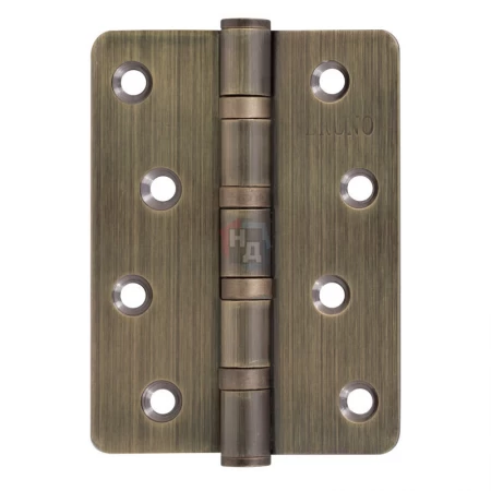 Петля дверная врезная RDA R7 100*100*2,2 золото матовое (универсальная)