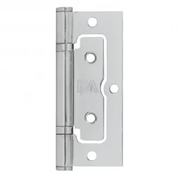 Петля дверная накладная RDA 100*65*2,5 хром полированный (узкая)