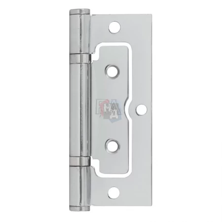 Петля дверная накладная RDA 100*65*2,5 хром полированный (узкая)