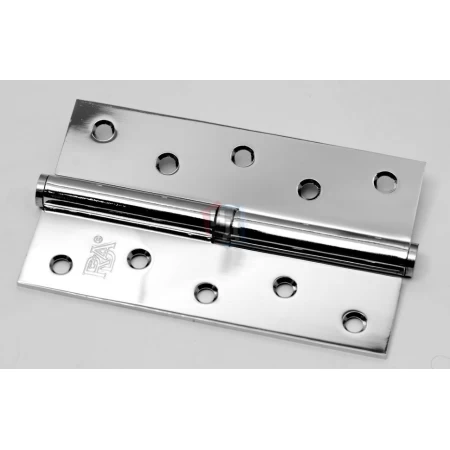 Петля дверная врезная RDA 125*75*2,5 хром полированный (левая)