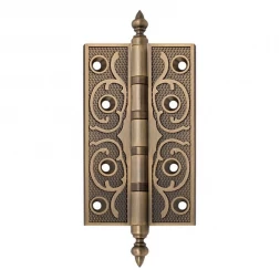 Петля дверная врезная RDA Antique Collection 125*75 кофе матовый (универсальная)