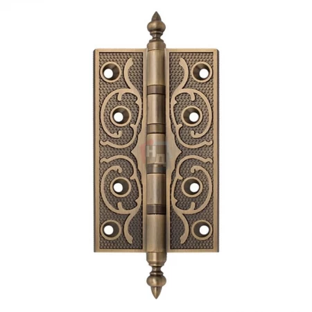 Петля дверная врезная RDA Antique Collection 125*75 кофе матовый (универсальная)