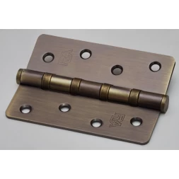 Петля дверная врезная RDA R5 100*75*2.5 латунь матовая античная (универсальная)