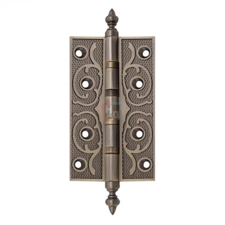 Петля дверная врезная RDA Antique Collection 125*75 бронза античная матовая (универсальная)