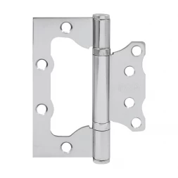 Петля дверная накладная RDA 100*75*2,5 хром матовый