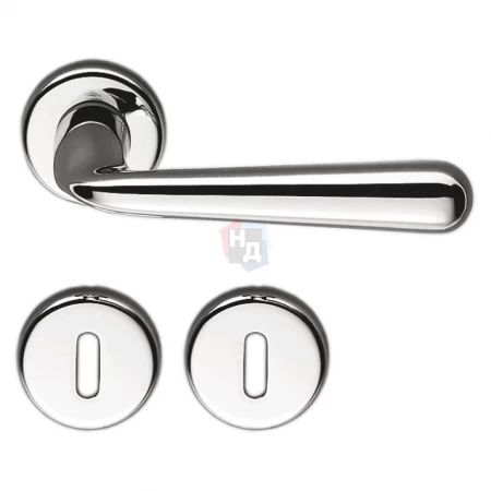 Дверная ручка Colombo Design Robodue CD 51 Хром полированный + накладки BB
