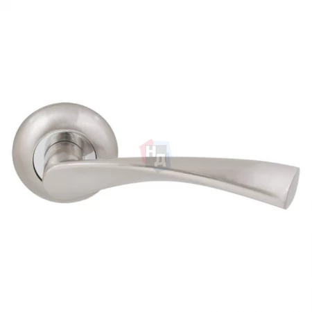 Дверная ручка Comit Vela CM 170 R59 Хром полированный/Никель матовый