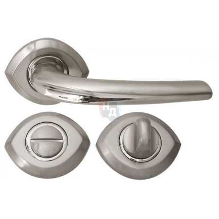 Дверная ручка RDA 0080 AN-02 WC Никель матовый/Никель