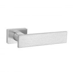 Дверная ручка Tupai LINA 4 3042 RT-96 хром матовый