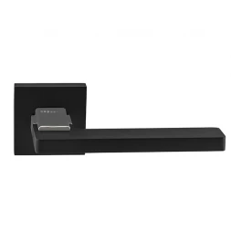 Дверная ручка ORO&ORO ALBA 068-15E BLACK/CP черный матовый, хром