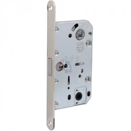 Замок межкомнатный AGB Mediana Polaris 2XT WC никель сатин (матовый никель) (B061025013)