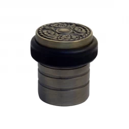 Дверной стопор RDA Antique Collection EM-8030 латунь матовая античная