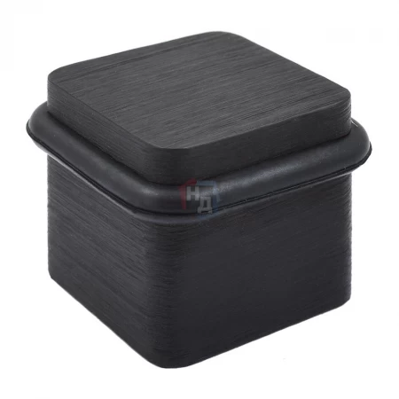 Дверной стопор M&T Minimal 087864 CR-K черный брашированый