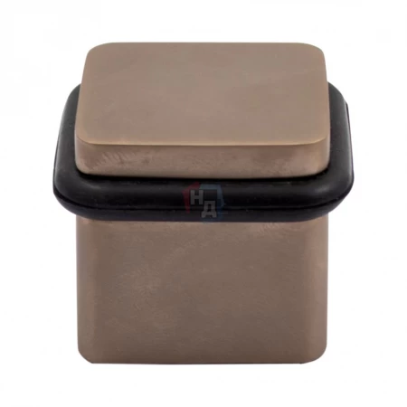 Дверной стопор M&T Minimal 003314 TIN-B титан / коричневый матовый