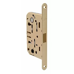 Замок межкомнатный магнитный Safita WC MG410B-S 96*50 SB золото матовое