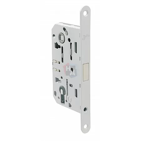 Замок межкомнатный магнитный Safita PZ MG410C-S 85*50 WHITE белый