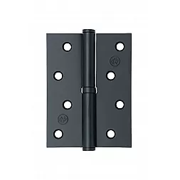 Петля дверная врезная Gavroche GR 100*75*2.5 B1 Black черный правая
