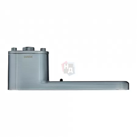 Дверная ручка Gavroche GRCLICK O-1 хром матовый / черный Дверная ручка Gavroche GRCLICK O-1 хром матовый / черный
