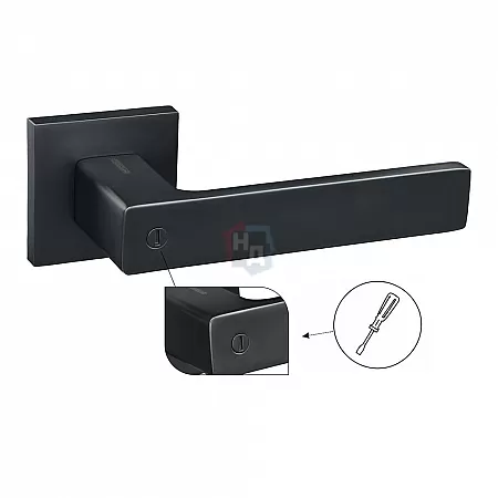 Дверная ручка Gavroche GRCLICK S-1 черный левая Дверная ручка Gavroche GRCLICK S-1 черный левая