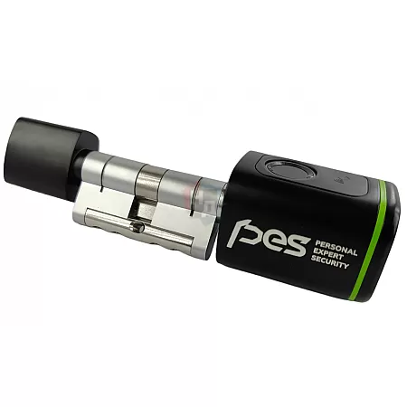 Смарт-циліндр PES Cylinder 2 90 (45x45T) ключ-тумблер чорний