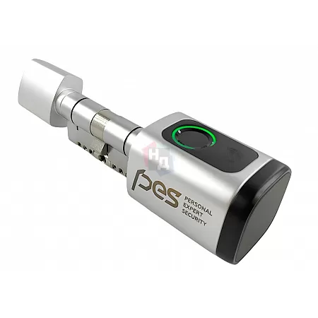 Смарт-цилиндр PES Cylinder 3 70 (40x30Т) ключ-тумблер хром матовый
