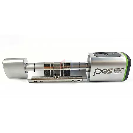Смарт-цилиндр PES Cylinder 2 100 (50x50T) ключ-тумблер хром матовый