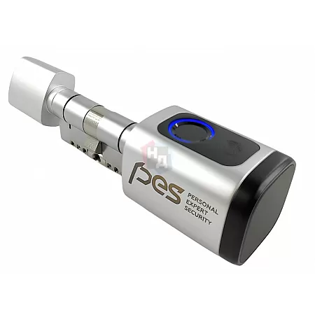Смарт-цилиндр PES Cylinder 3 70 (40x30Т) ключ-тумблер хром матовый