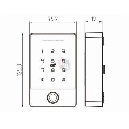 Контроллер доступа PES KeyPad с BLE модулем