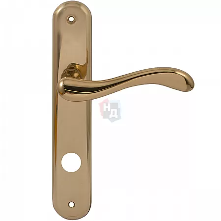 Ручка на планке Mandelli 450 Ande WC 85мм латунь