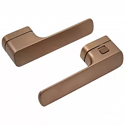 Дверная ручка M&T Minimal 2.0 бронза матовая/титан левая