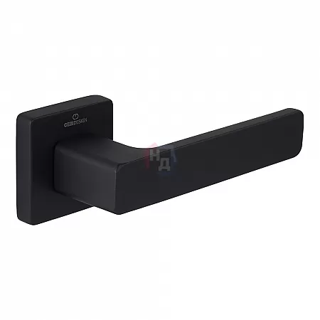 Ручка дверная CEBI FLAT PC24 черный матовый