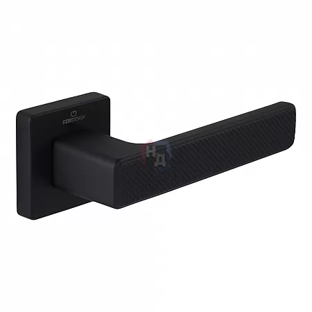 Ручка дверная CEBI GREN PC24 черный матовый