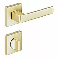 Ручка дверная CEBI ETA-S PC35 матовое золото (с накладкой WC)