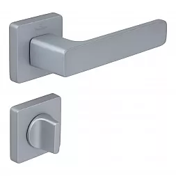 Ручка дверная CEBI FLAT PC05 матовый хром (с накладкой WC)