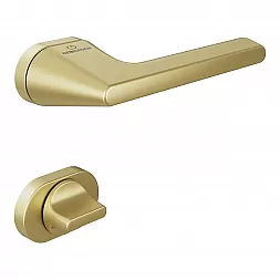 Ручка дверная CEBI TALIA PC35 матовое золото (с накладкой WC)