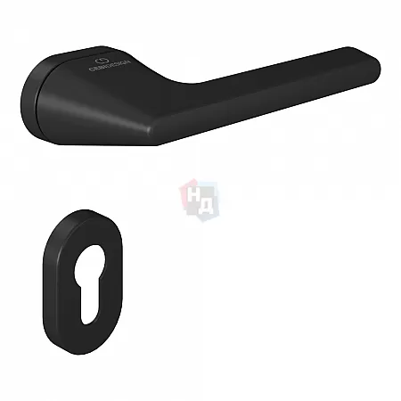 Ручка дверная CEBI TALIA PC24 черный матовый (с накладкой PZ)