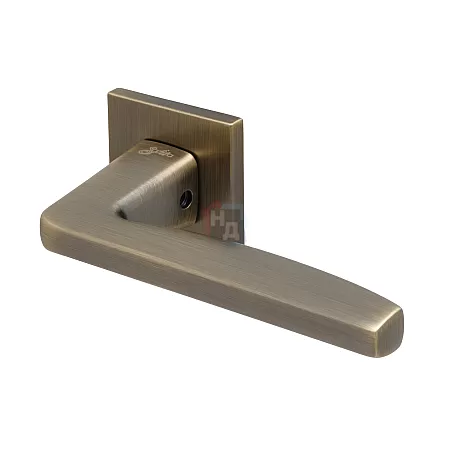 Ручка дверная Safita Wave HS MAB бронза античная