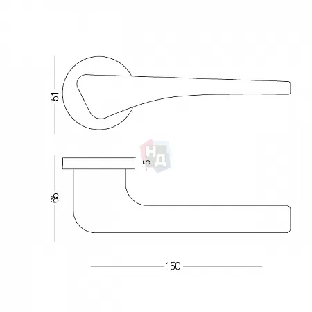 Ручка дверная MVM OLA A-2022 BLACK черный Ручка дверная MVM OLA A-2022 BLACK черный