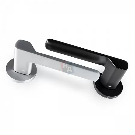 Ручка дверная MVM BRAILLE Z-1811 BLACK черный