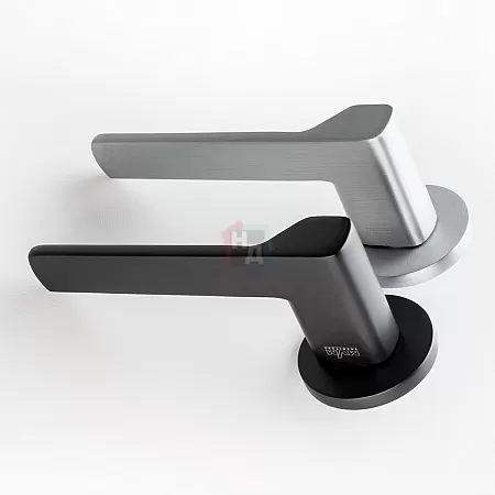 Ручка дверная MVM BRAILLE Z-1811 BLACK черный