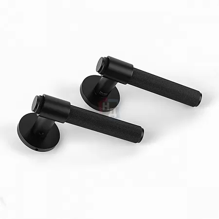 Ручка дверная MVM TEHNO A-2023 BLACK черный